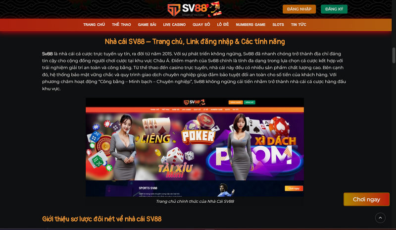 Game xóc đĩa đổi thưởng Sv88