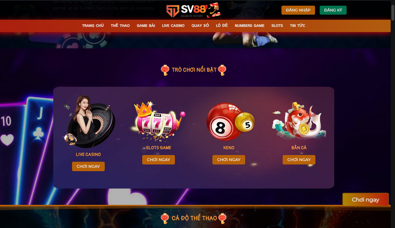 Game xóc đĩa đổi thưởng Sv88